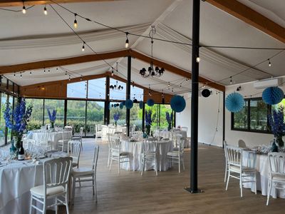 Reception room in the middle of an equestrian center