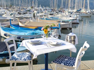 Italian restaurant nestled on the old port of Saint Jean Cap Ferrat