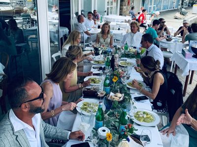 Italian restaurant nestled on the old port of Saint Jean Cap Ferrat