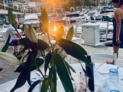 Italian restaurant nestled on the old port of Saint Jean Cap Ferrat