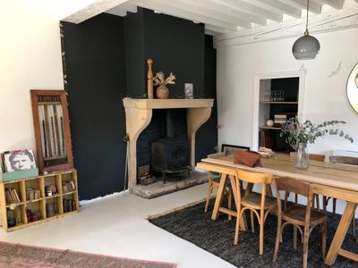 Winegrower's house with large covered courtyard in Charly (near Lyon)