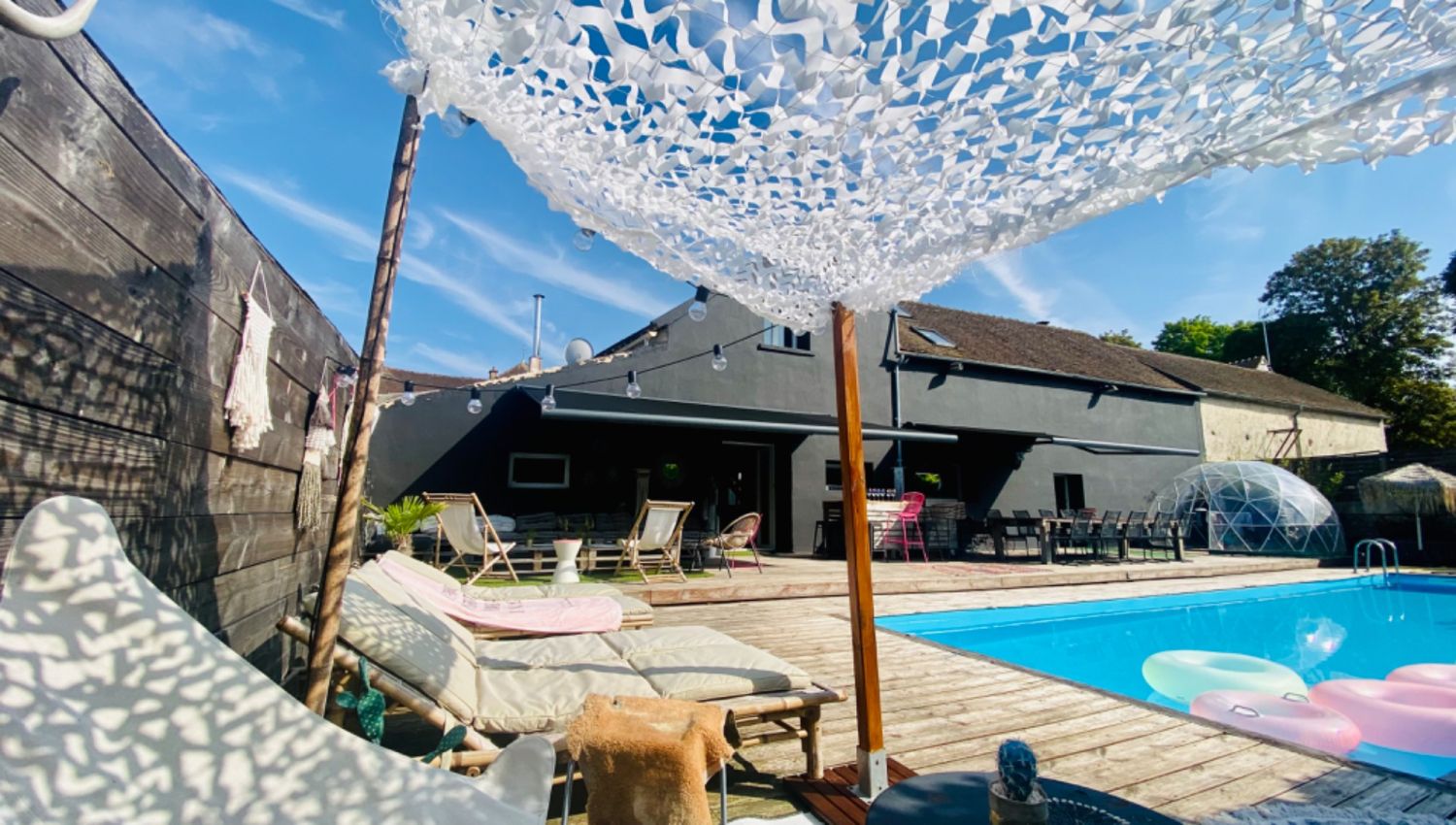 Villa ave Piscine à 45mn 🚉de Paris