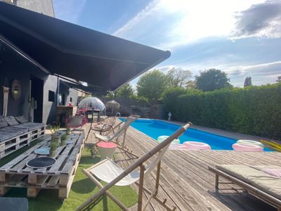 Villa with swimming pool 45 minutes 🚉 from Paris
