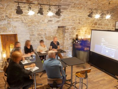 Historic 13th Century Wine Cellar in Châtelet for Events & Seminars