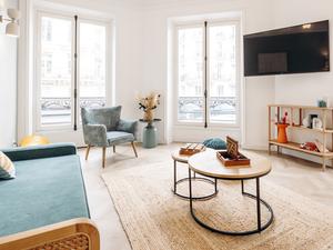 Haussmannian architect-designed apartment of 150m² in the heart of the Montorgueuil / Sentier distri