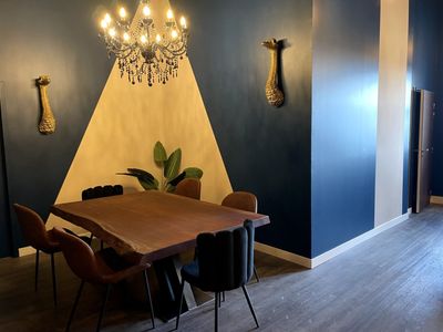 Reception and coworking space