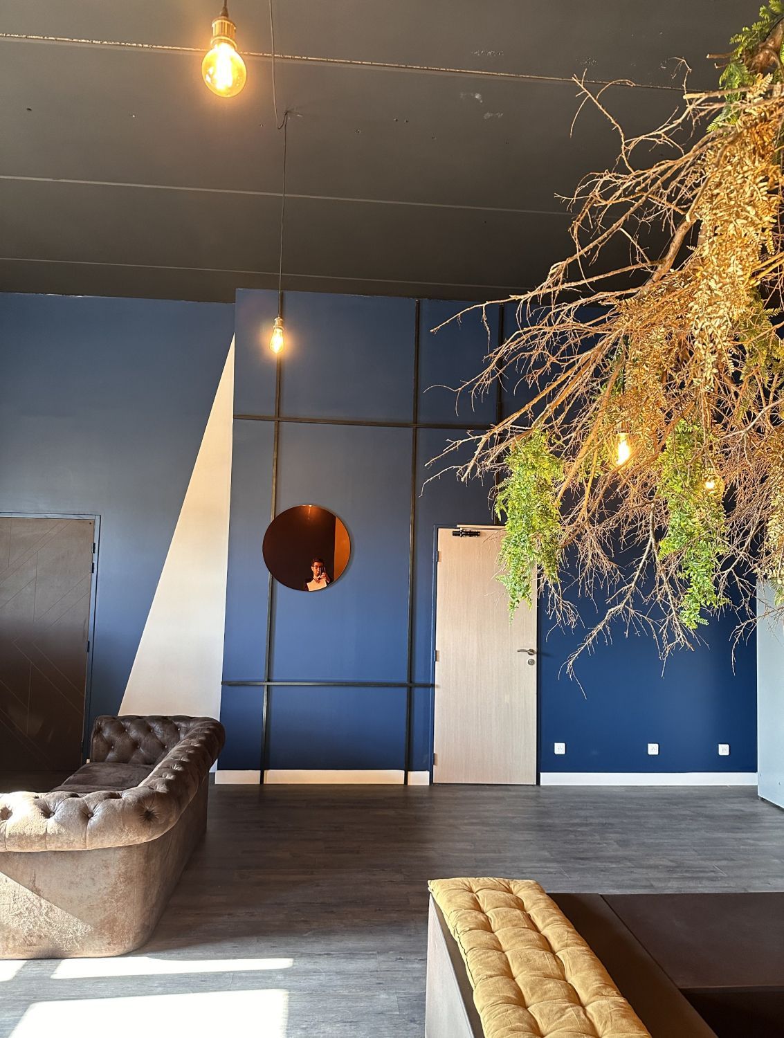 Reception and coworking space