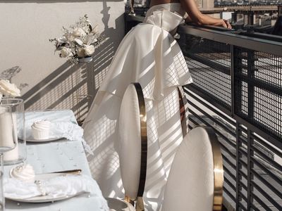 Rooftop with beautiful view on the Eiffel Tower