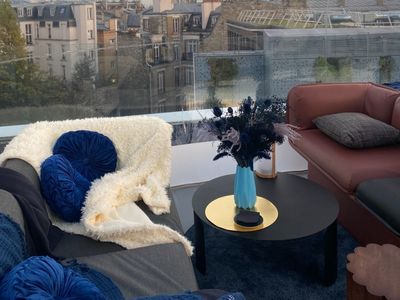 Eiffel Tower View Rooftop in a Modern 4-Star Hotel in Paris