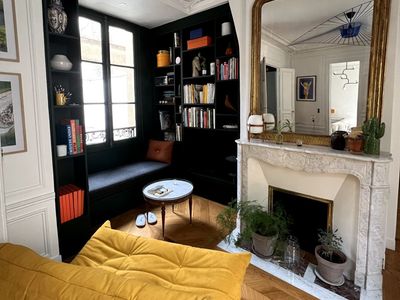 Designer Apartment in St Germain des Pres | Natural Light & Art