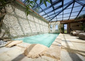 Authentic mill on the cliffs of Bonifacio, 420 m² villa with heated indoor swimming pool