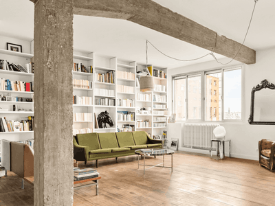 Large crossing loft, calm and sunny