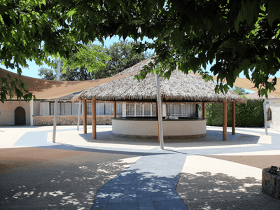 Estate between vineyards and forest