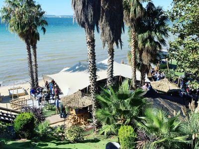 Restaurant with sea view