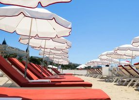 Private Beach in Cannes facing the Palais des Festivals