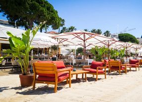 Private Beach in Cannes facing the Palais des Festivals