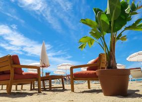 Private Beach in Cannes facing the Palais des Festivals