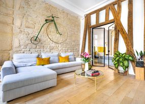 Bright loft with terrace in the heart of Paris