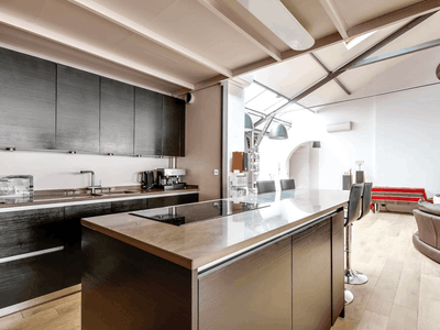 Top Floor Paris Loft with Eiffel Structure & Home Atmosphere