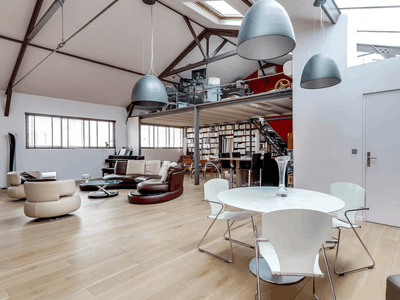 Loft Parisien avec Structure Eiffel et Ambiance "Comme à la Maison"