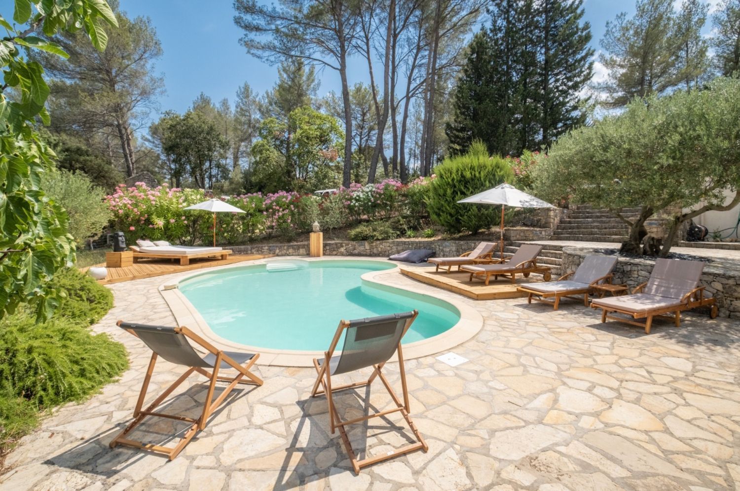 300 m² building and 5 gîtes with swimming pool in the heart of nature