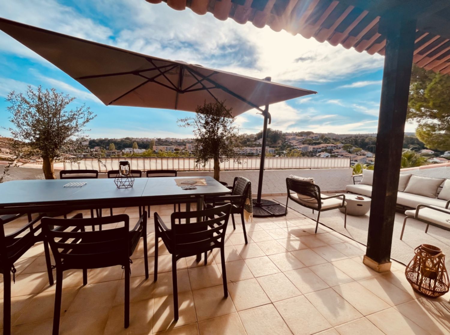 Duplex roof terrace
