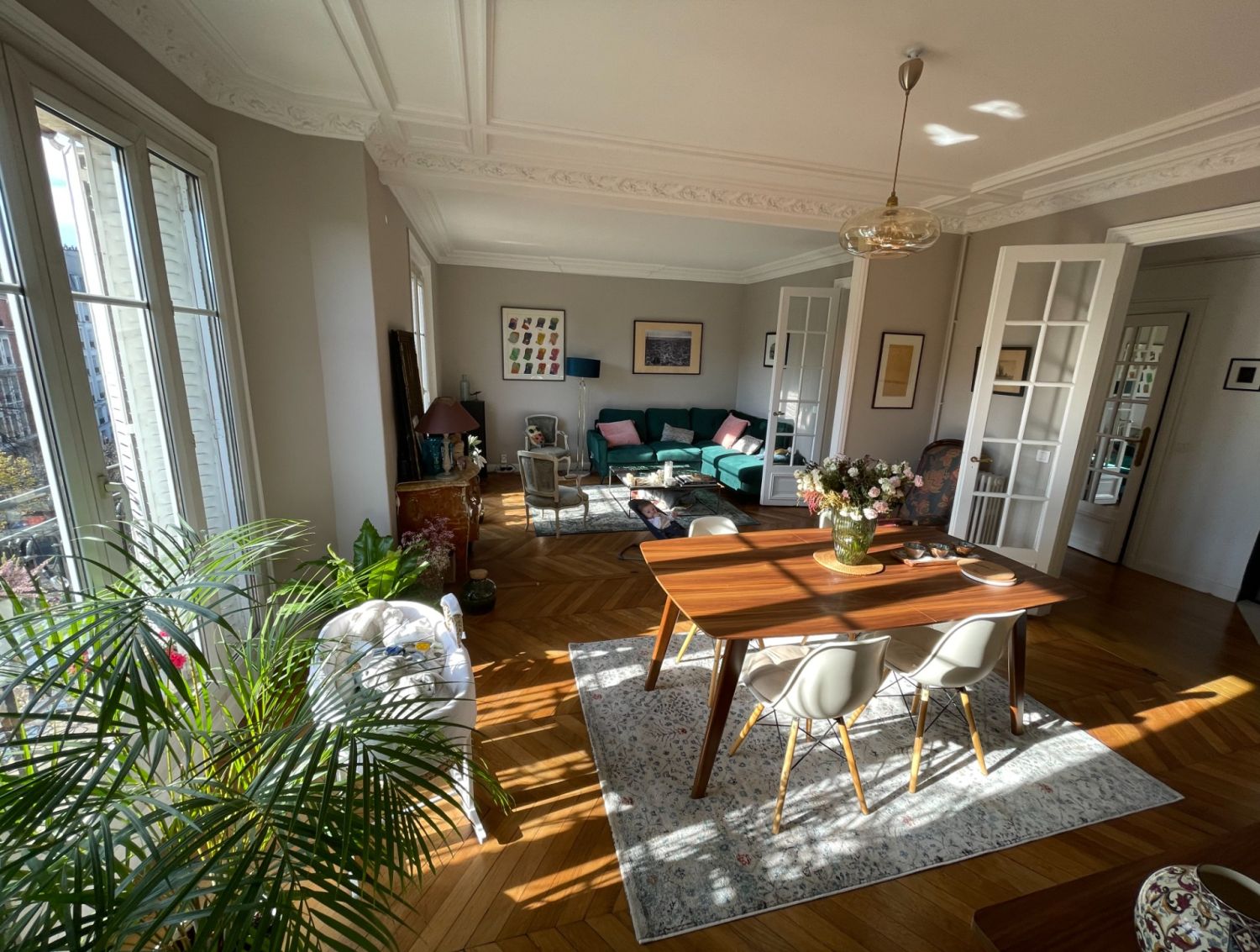 Bourgeois Parisian Apartment with Stunning City Views | Event Venue