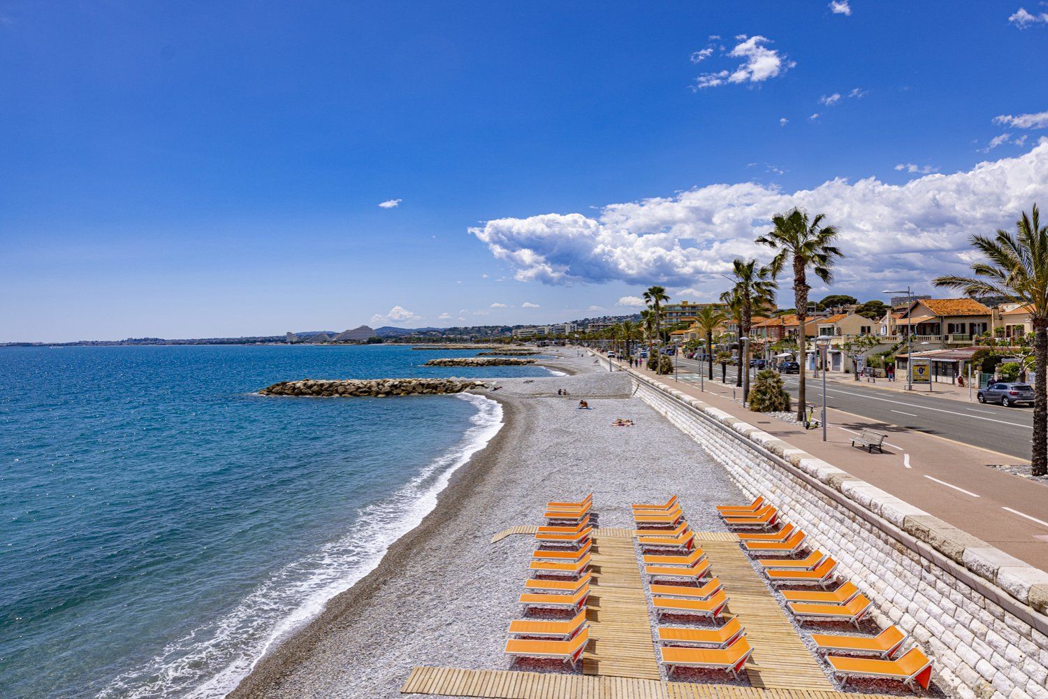 Private beach