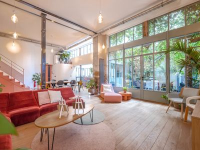 Large Parisian loft with terrace