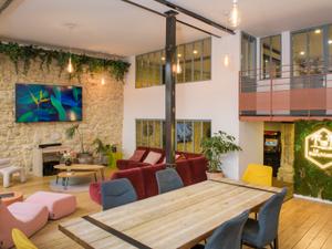 Parisian Loft with Green Terrace for Events up to 60 People