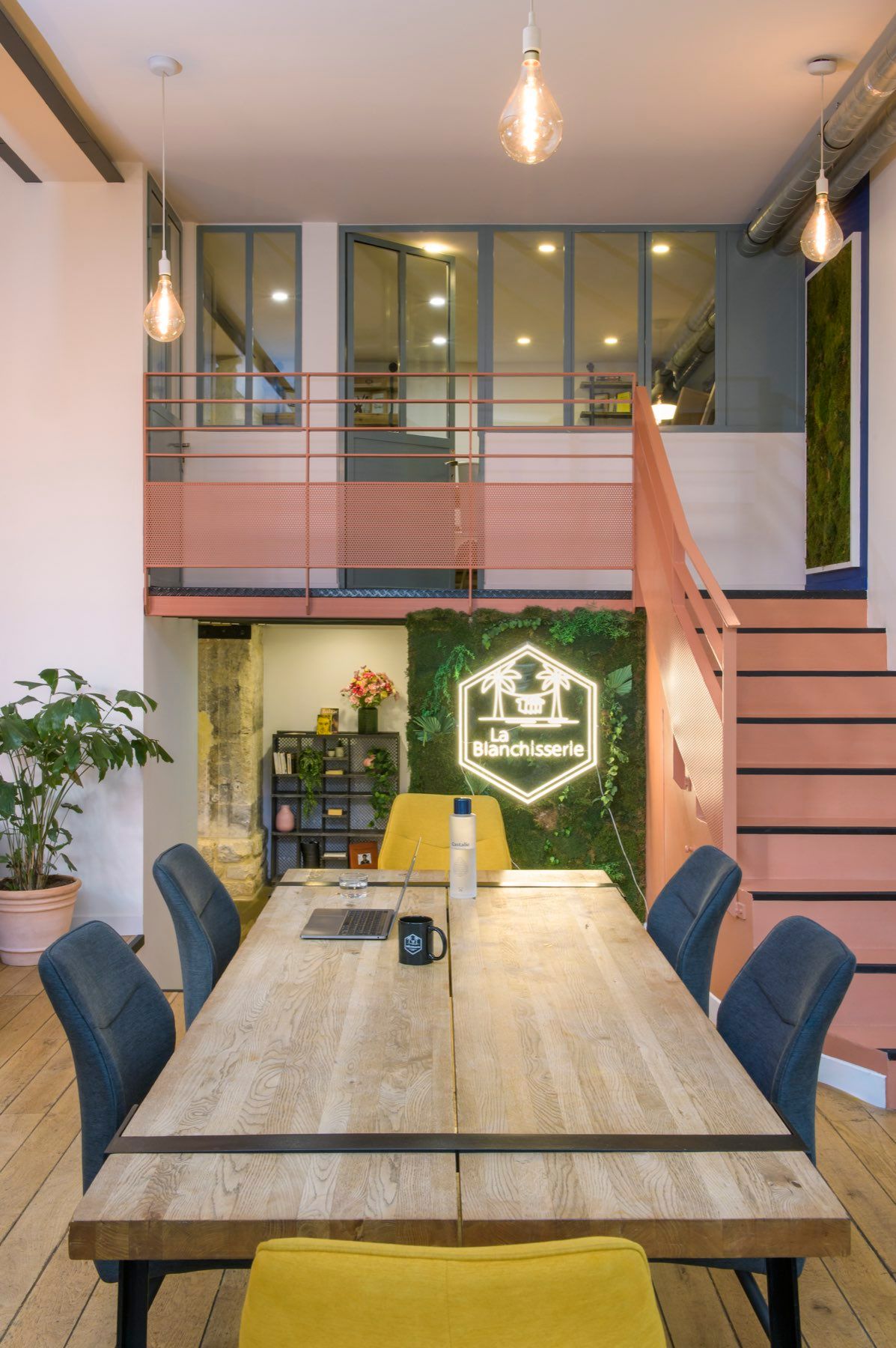 Parisian Loft with Green Terrace for Events up to 60 People