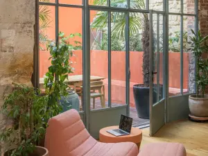 Parisian Loft with Green Terrace for Events up to 60 People