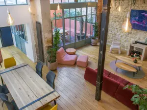 Parisian Loft with Green Terrace for Events up to 60 People
