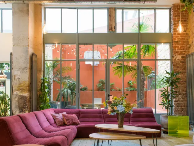 Parisian Loft with Green Terrace for Events up to 60 People