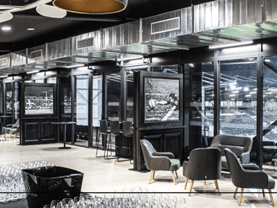 Presidential Lounge in a High Level Stadium