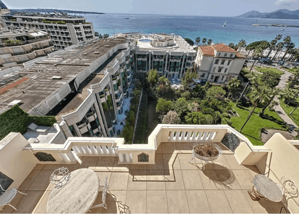 3 bedrooms apartment with big terrace on La croisette 