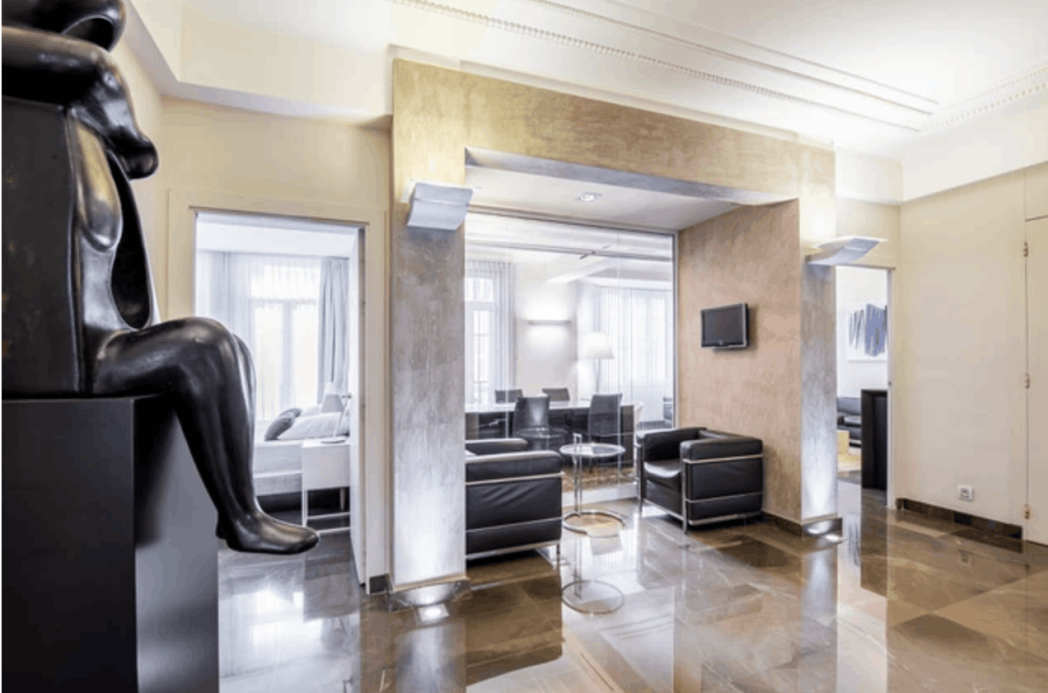 Appartement moderne 3 chambres au centre de Cannes avec ascenseur