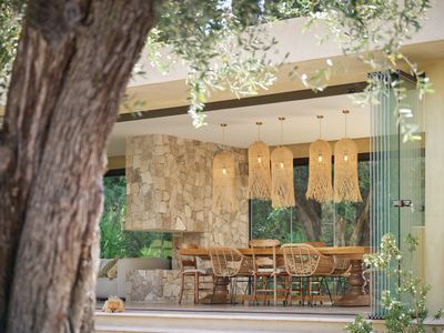 Provencal farmhouse nestling in the heart of an olive grove