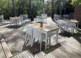 Reception room and terrace