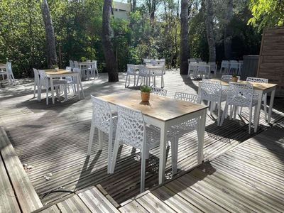 Reception room and terrace