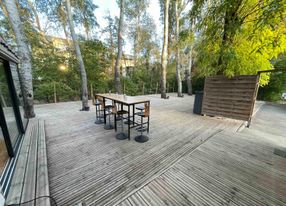 Reception room and terrace