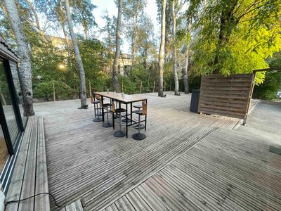 Reception room and terrace