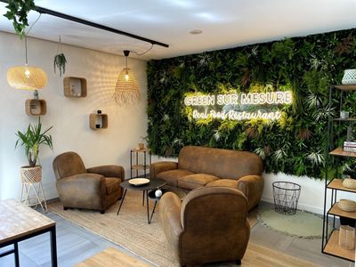 Reception room and terrace