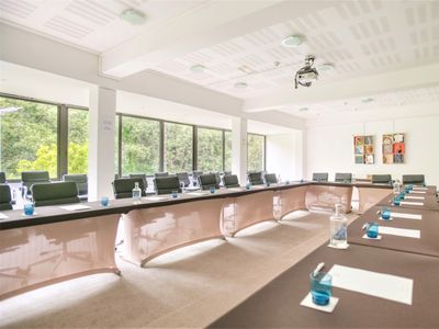 Meeting-room with forest view