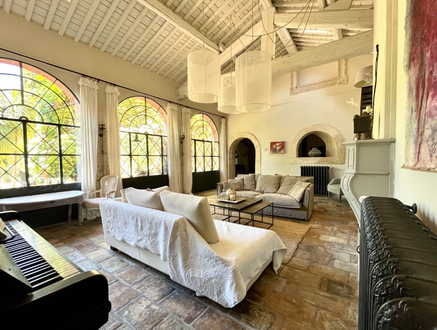 Orangerie à coté un Château