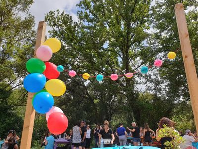 A large plot of land by the river