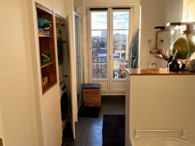 Haussmannian Apartment with Paris Skyline View
