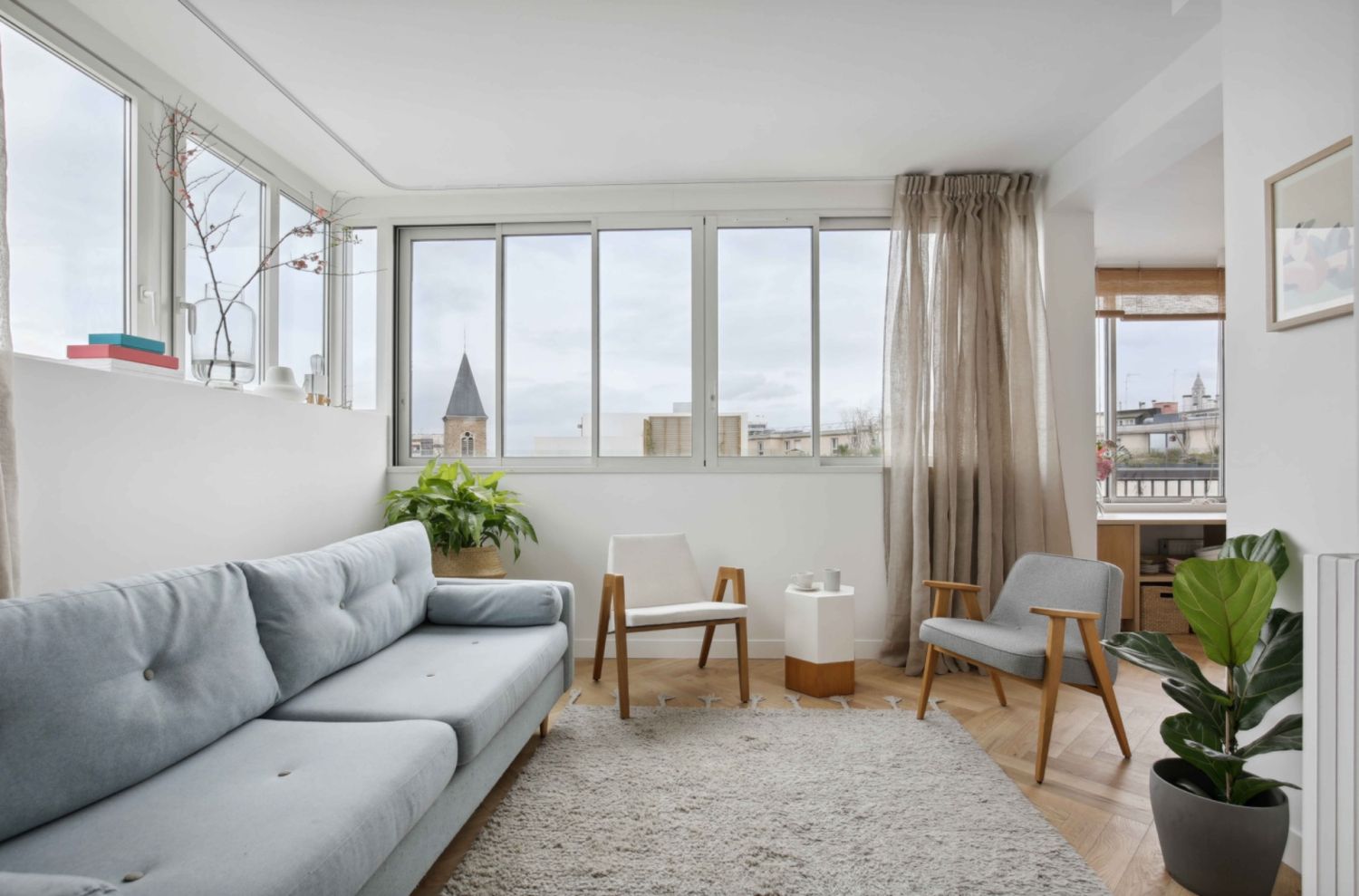Modern Paris Apartment with Sacre Coeur View for Events