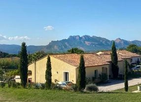 Villa with a swimming pool and a large garden