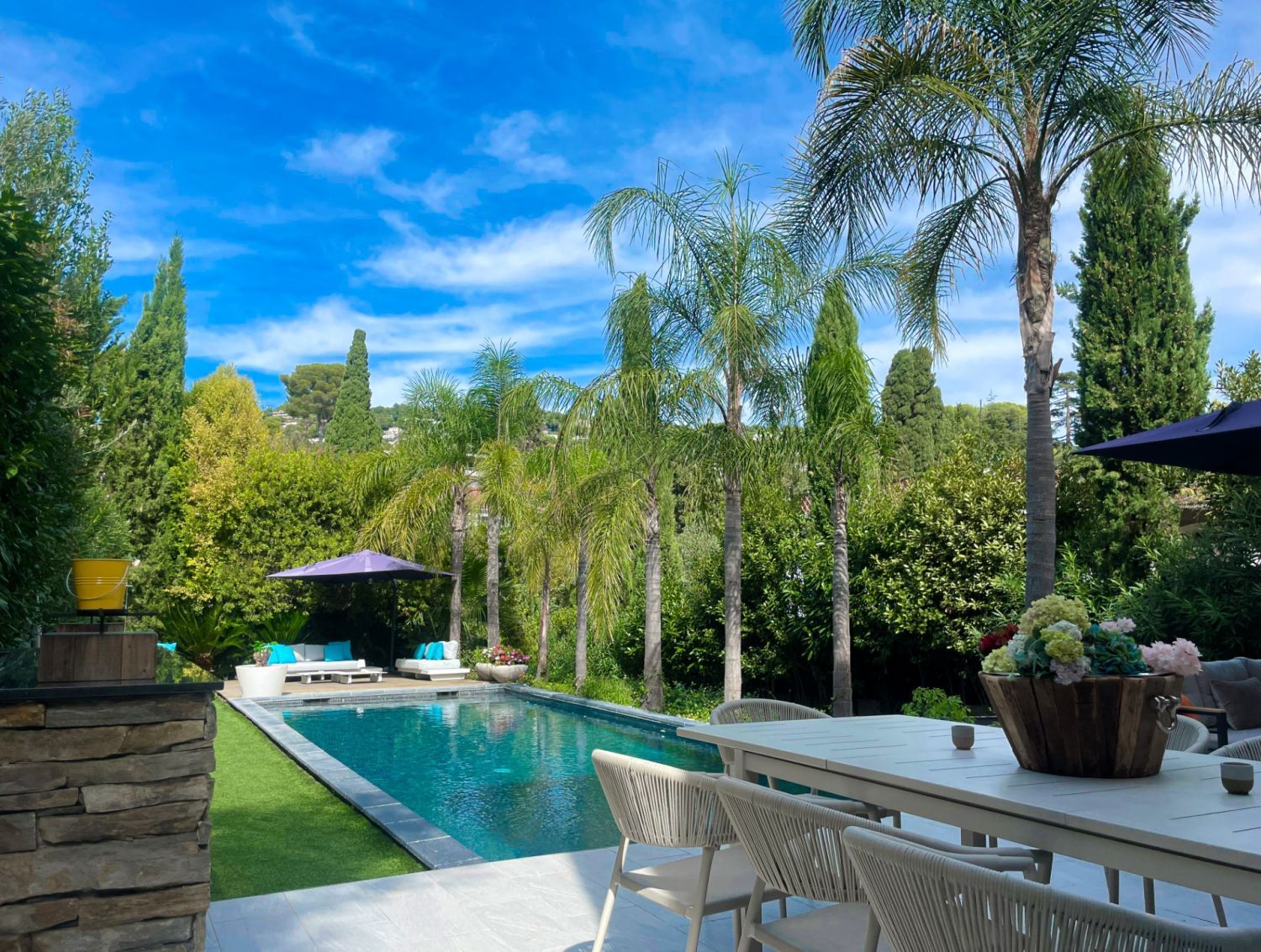 Villa with Pool Cannes – Garden, Events up to 50 Guests